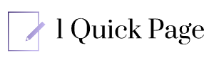 1 Quick Page